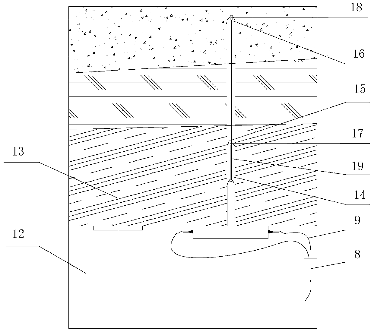 Tunnel roof separation dynamic monitoring system based on fiber bragg grating and early-warning method thereof