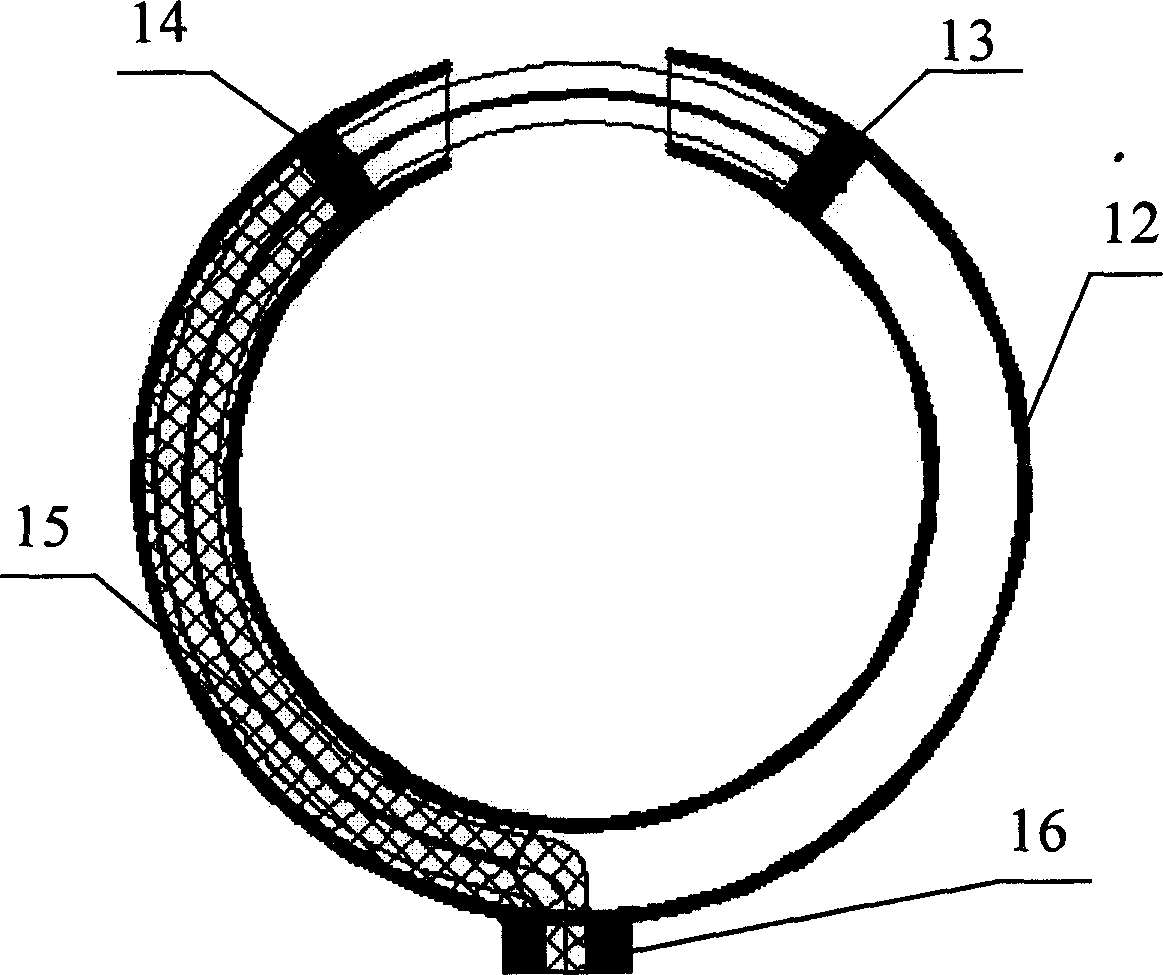 Online detector for partial discharge of gas-insulated substation and noise reduction method