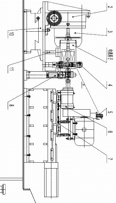 New-energy electric vehicle traction motor rotor de-weight machine