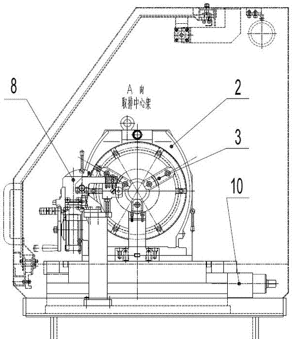 New-energy electric vehicle traction motor rotor de-weight machine