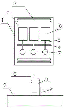 Novel indicator device for municipal roads