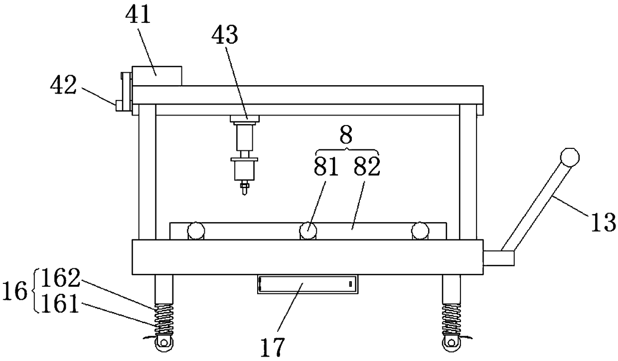 Punching device for bearing production