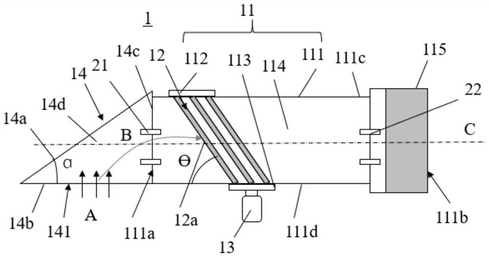 Cloud water collection device and cloud water collection method