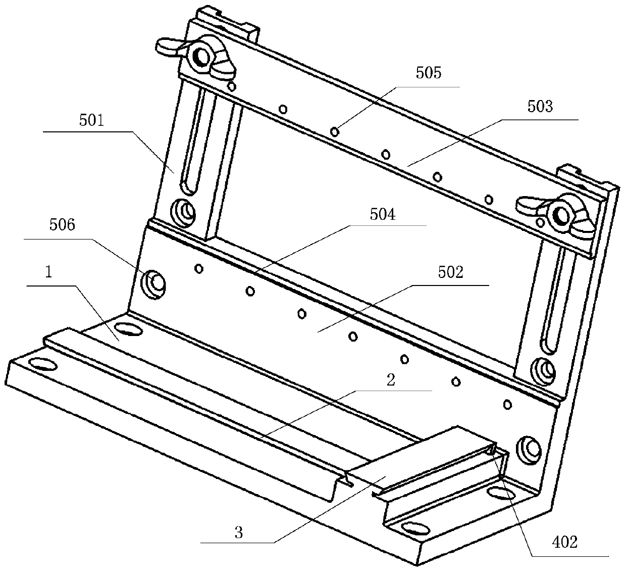 Optical waveguide parameter testing clamp