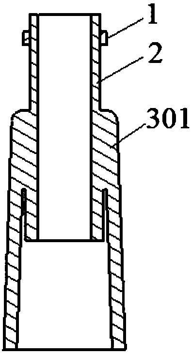 Vehicle towing hook threaded pipe