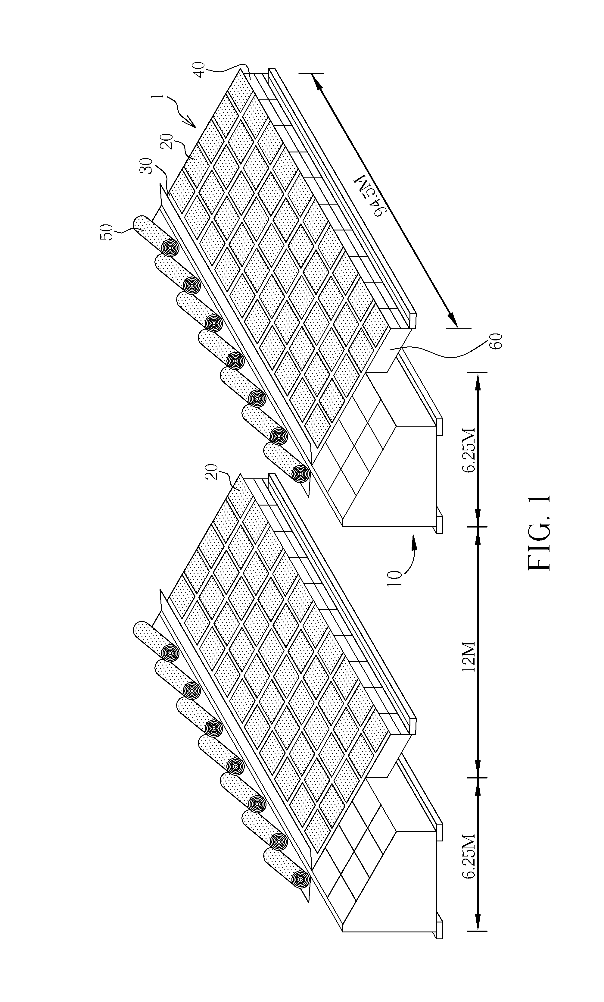 Photovoltaic greenhouse structure