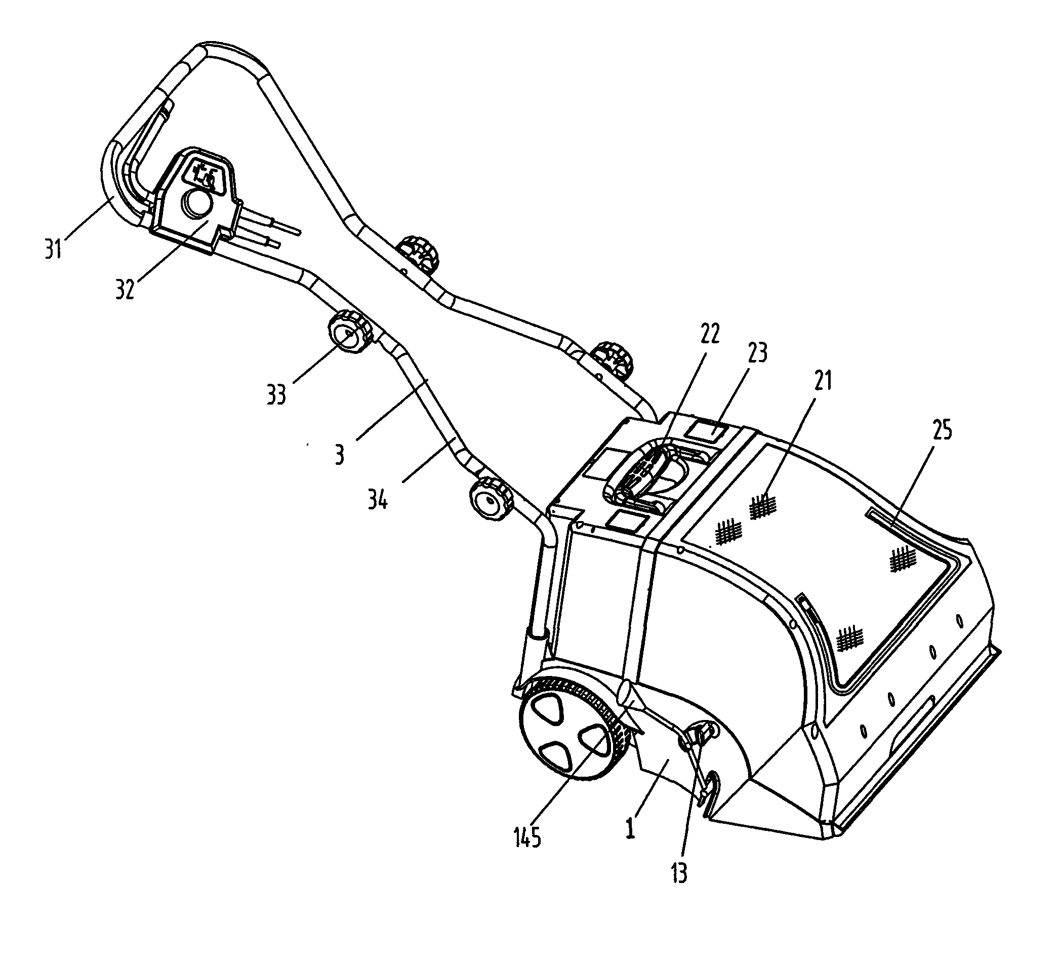 Foliage pressure-vacuum machine