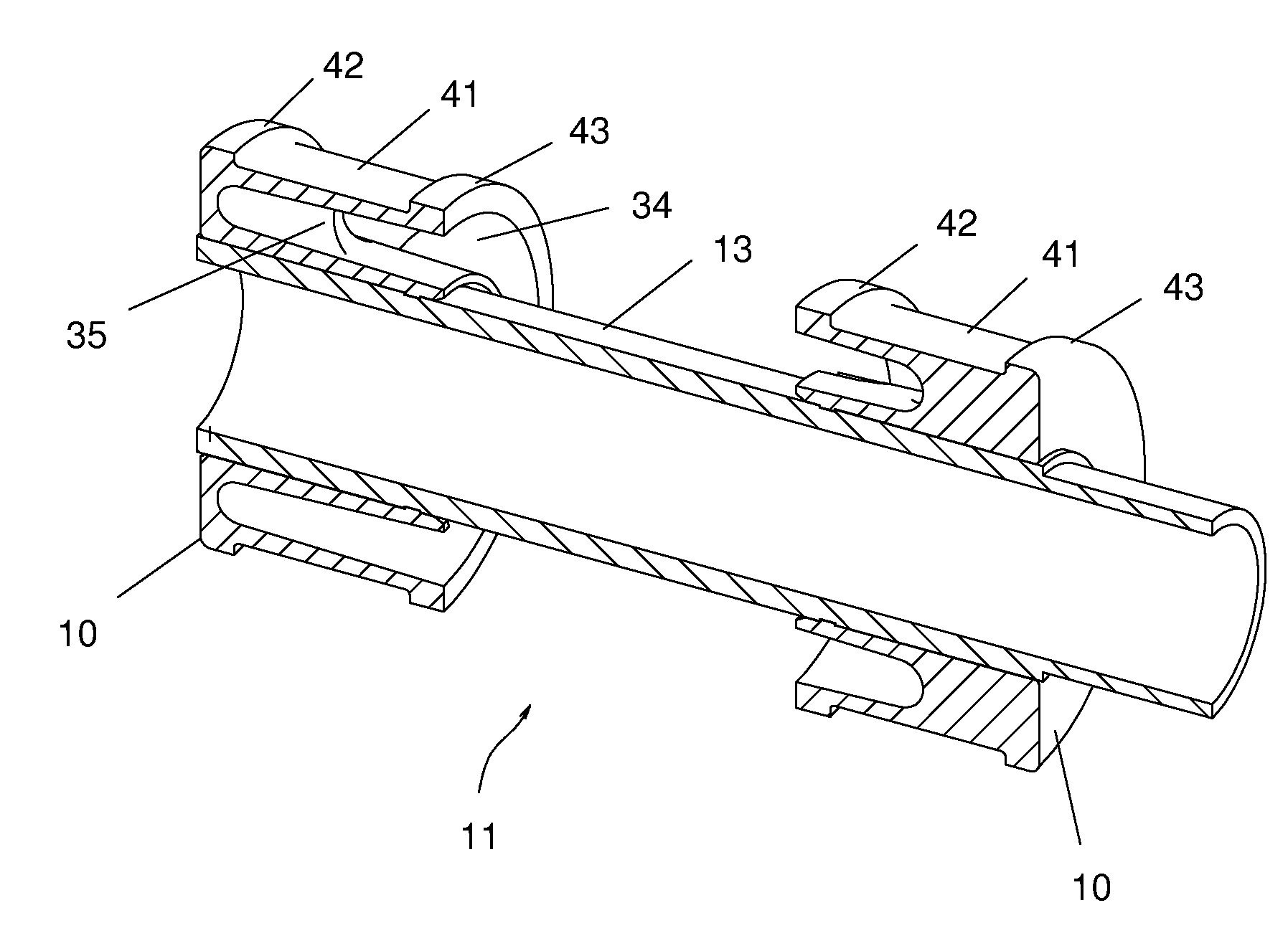 Snap-lock bushing for prepacked screens