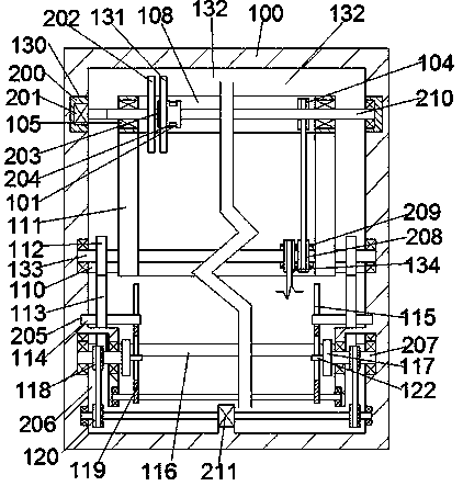 Transmission rod for door and window attachment