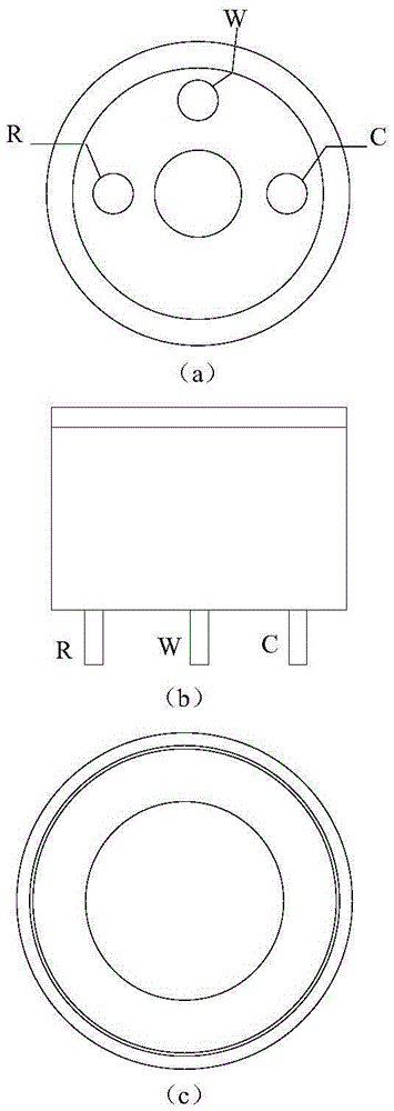 Defect warning device of insulating member in switch cabinet