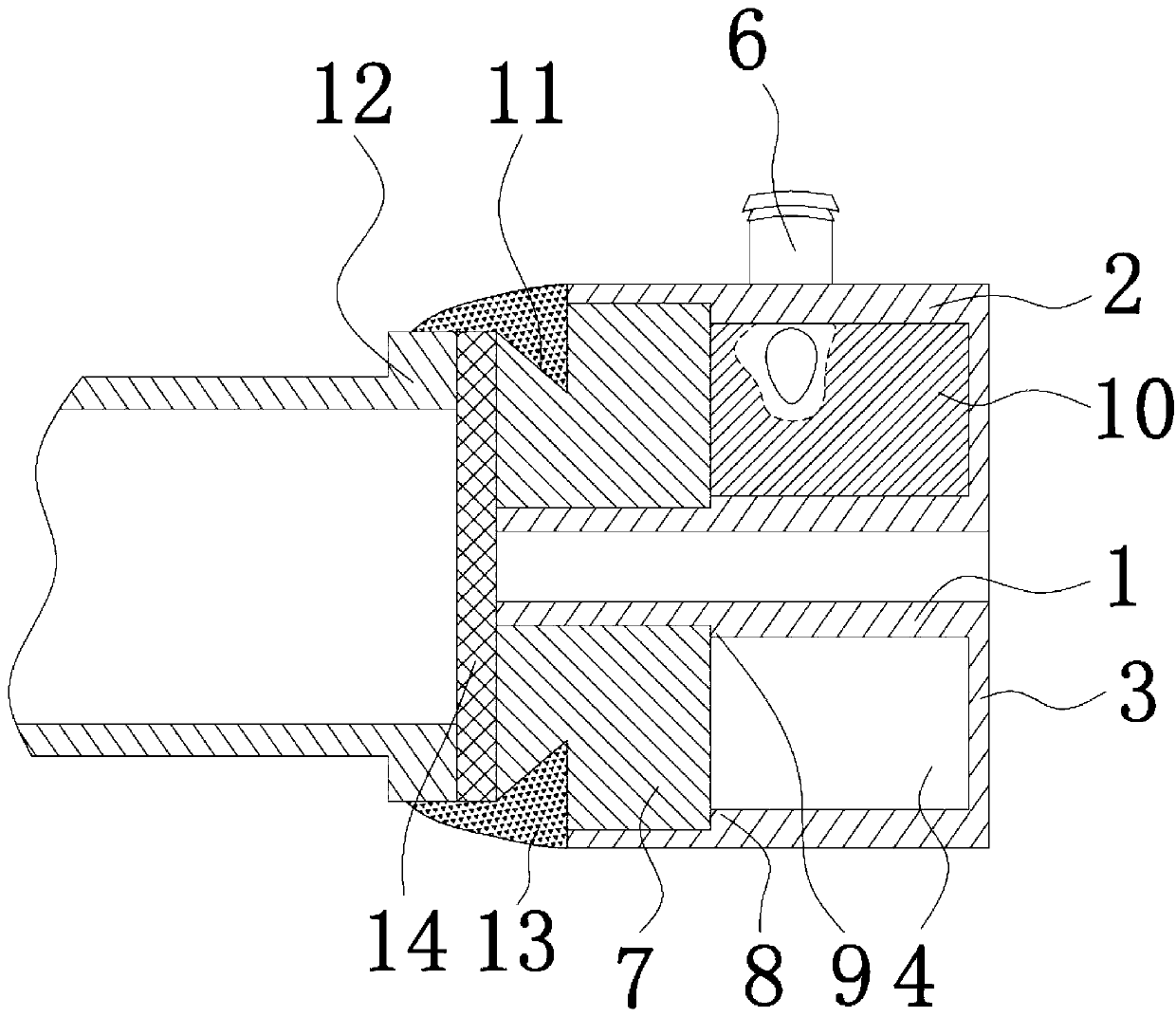 Output lens cooling device of carbon dioxide laser