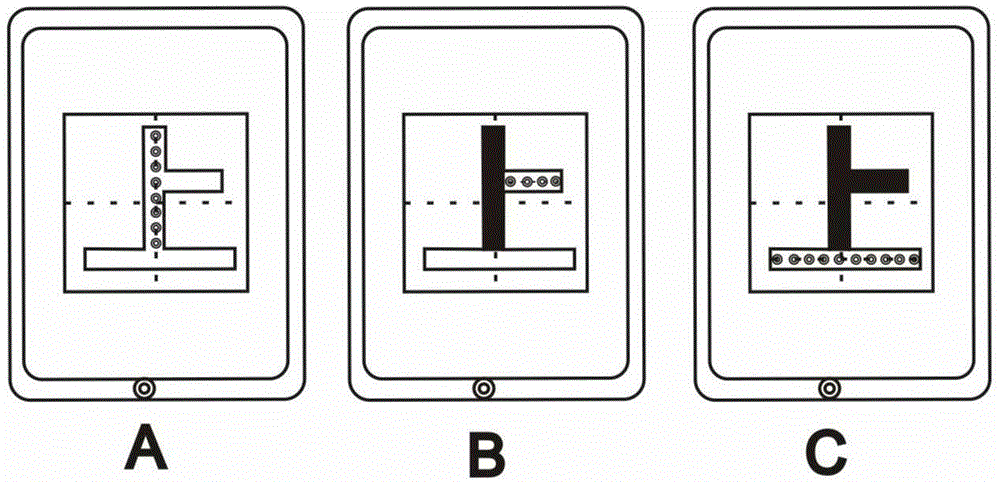 Chinese character copying and writing method for student tablet computer