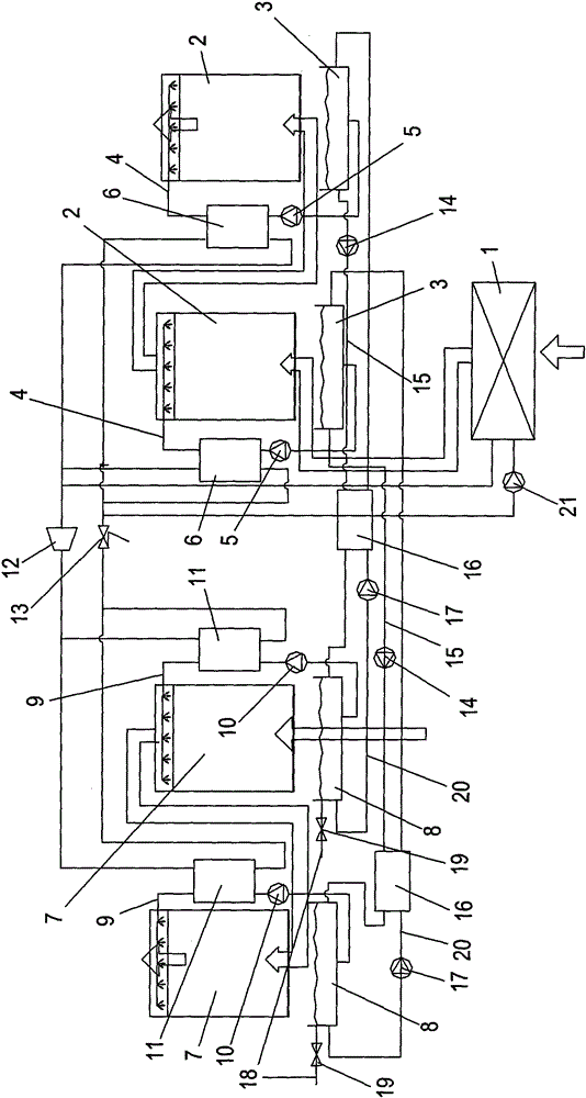 Solution humidity control air conditioning system with pre-cooling