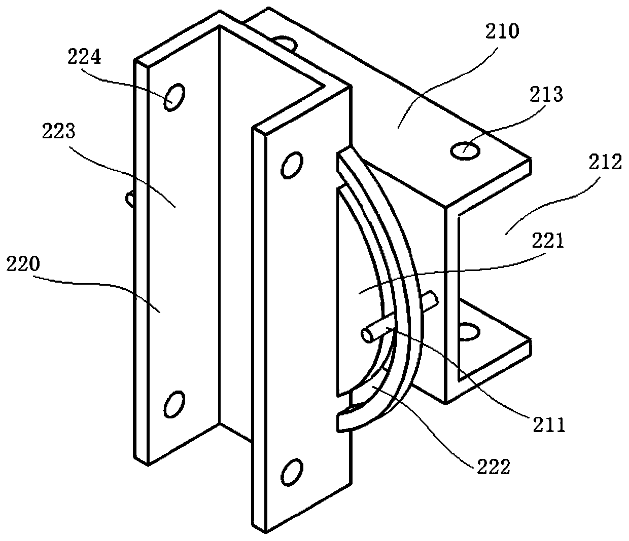 Indoor positioning system and method for mobile robot based on multiple depth cameras