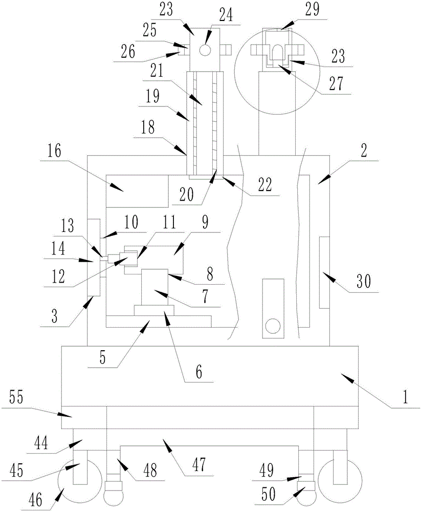 A device for local ash removal in a chemical plant