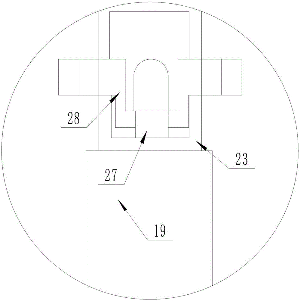 A device for local ash removal in a chemical plant