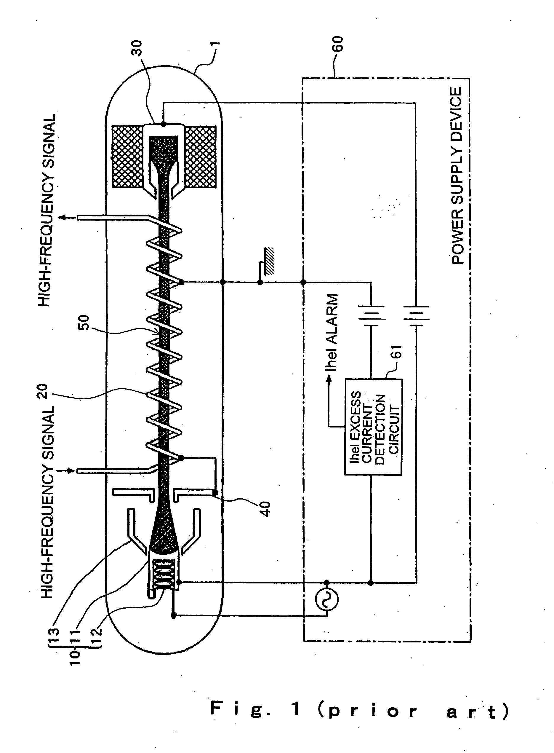 Microwave tube system and microwave tube