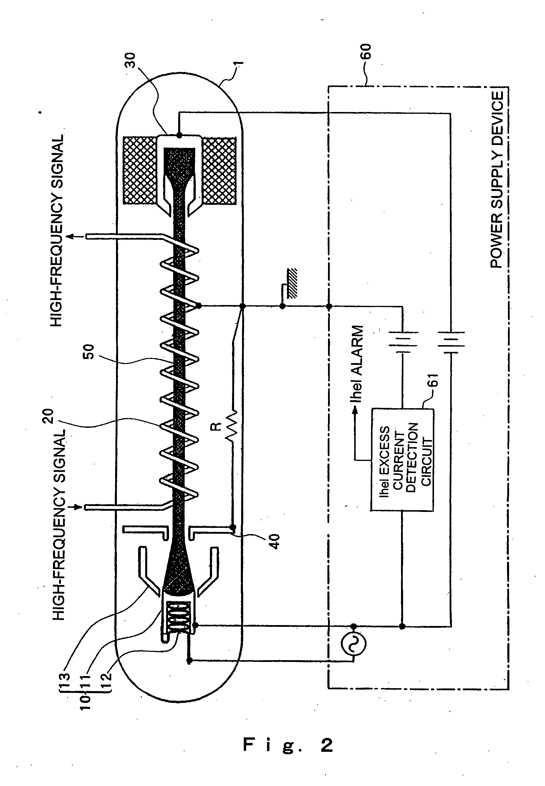 Microwave tube system and microwave tube