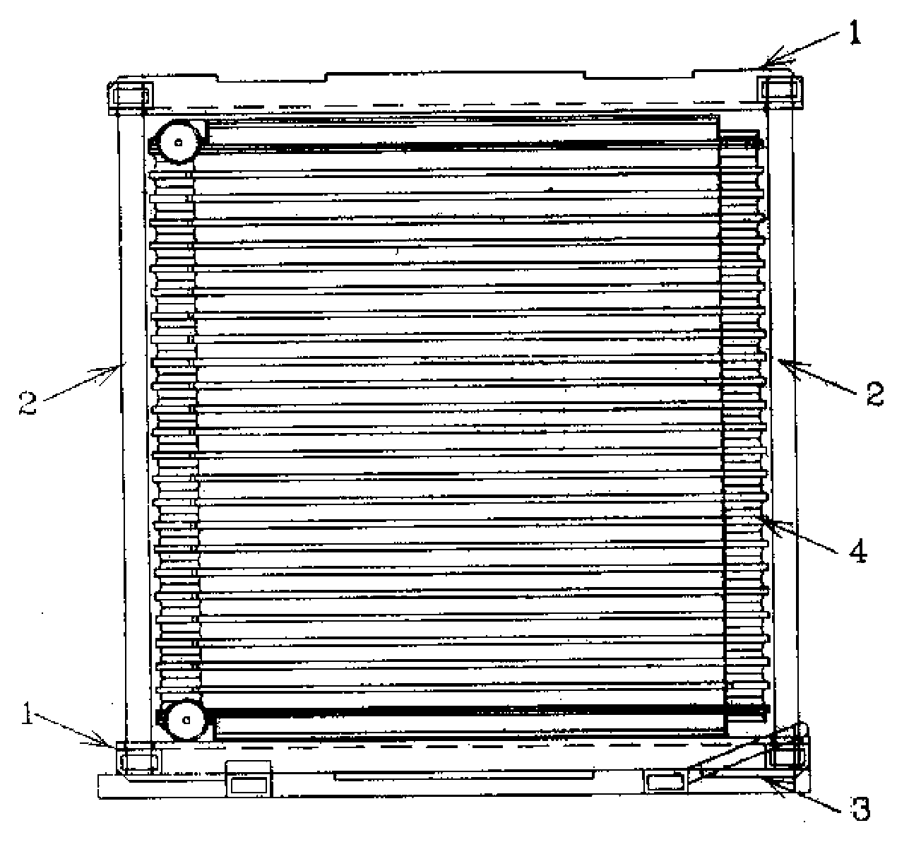 Welding clamp for evaporator core body