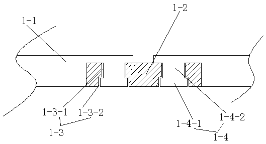 A connector for floor splicing