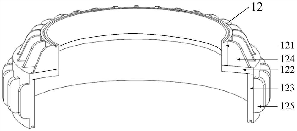 Five-degree-of-freedom unilateral suspension-supported ball-disc flywheel integrated vehicle-mounted energy storage device