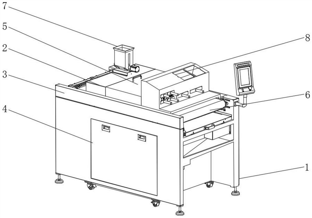 Full-automatic steamed vermicelli roll machine