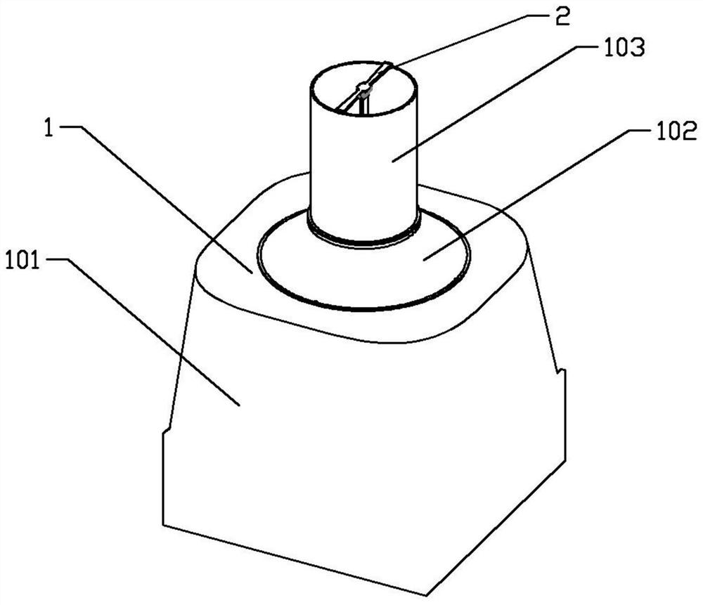 Piezoelectric electromagnetic composite wave floating energy device with vortex-induced bluff body vibration