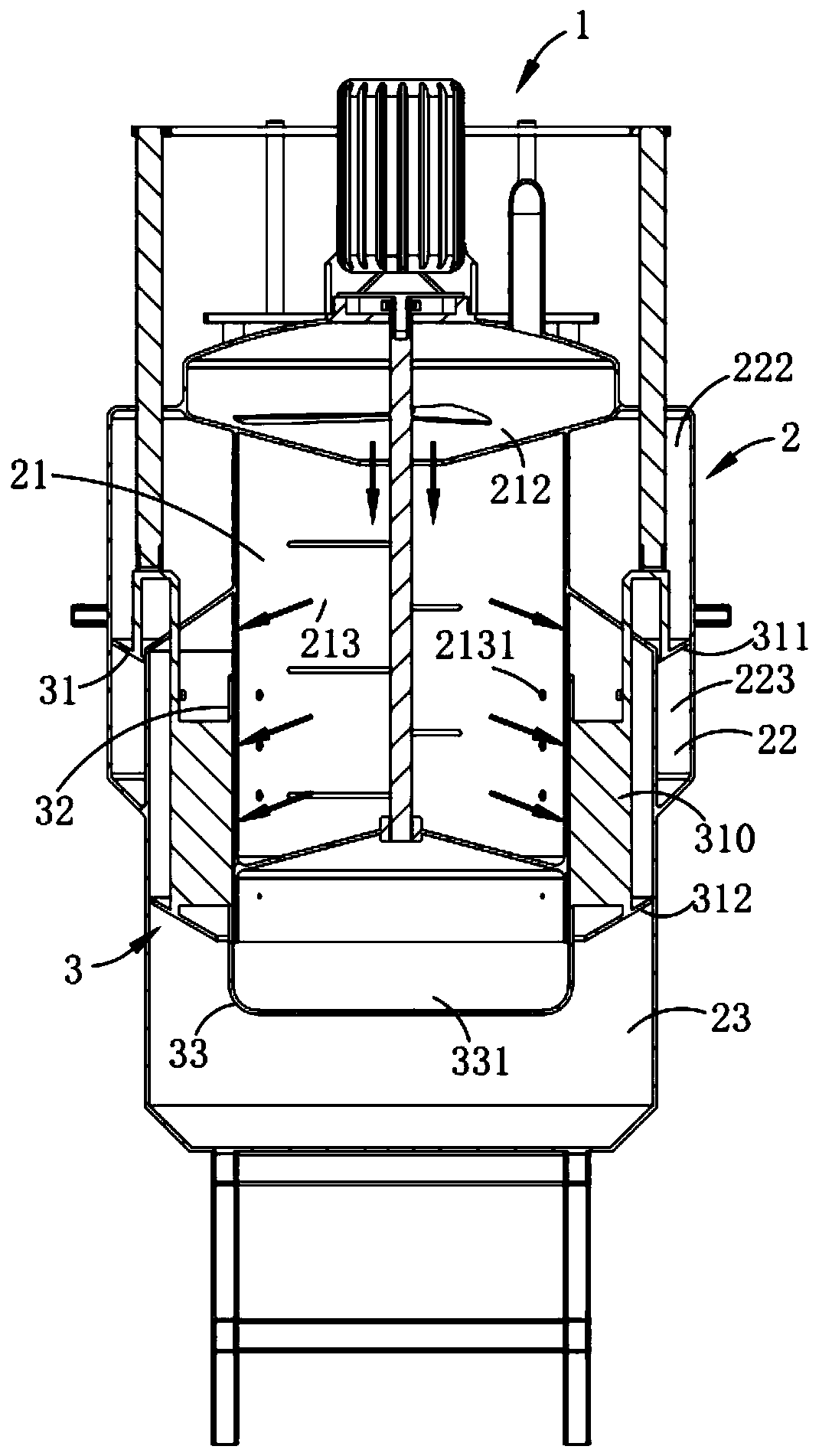 A constant ratio production system and process of heat-curing furan resin