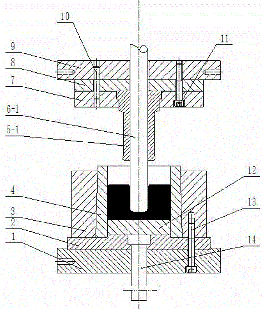 Extrusion and molding method for cup-shaped part and special extrusion die