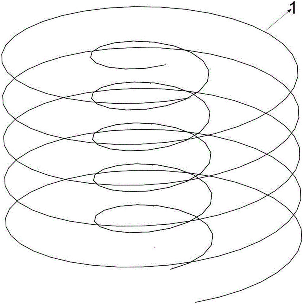 Spiral terrace type fish and plant symbiotic construction method