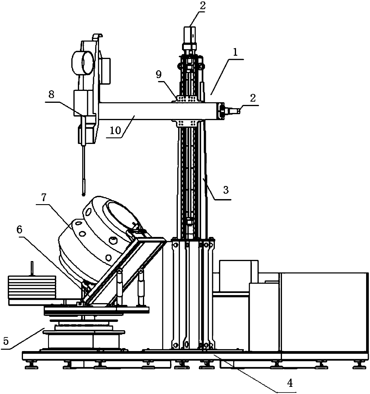 Automatic machining device and machining system