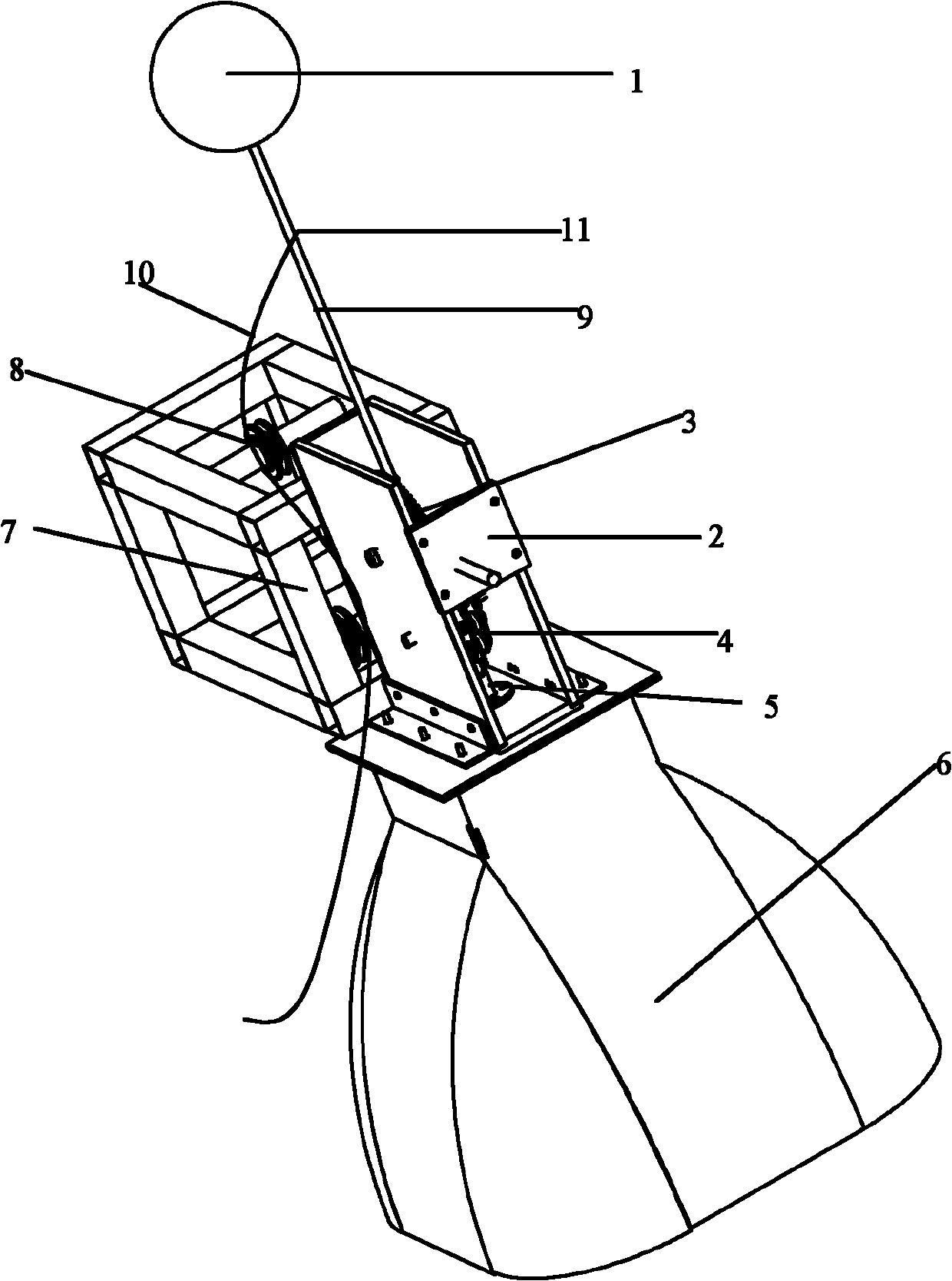 Device for generating sound source by using seawater buoyancy