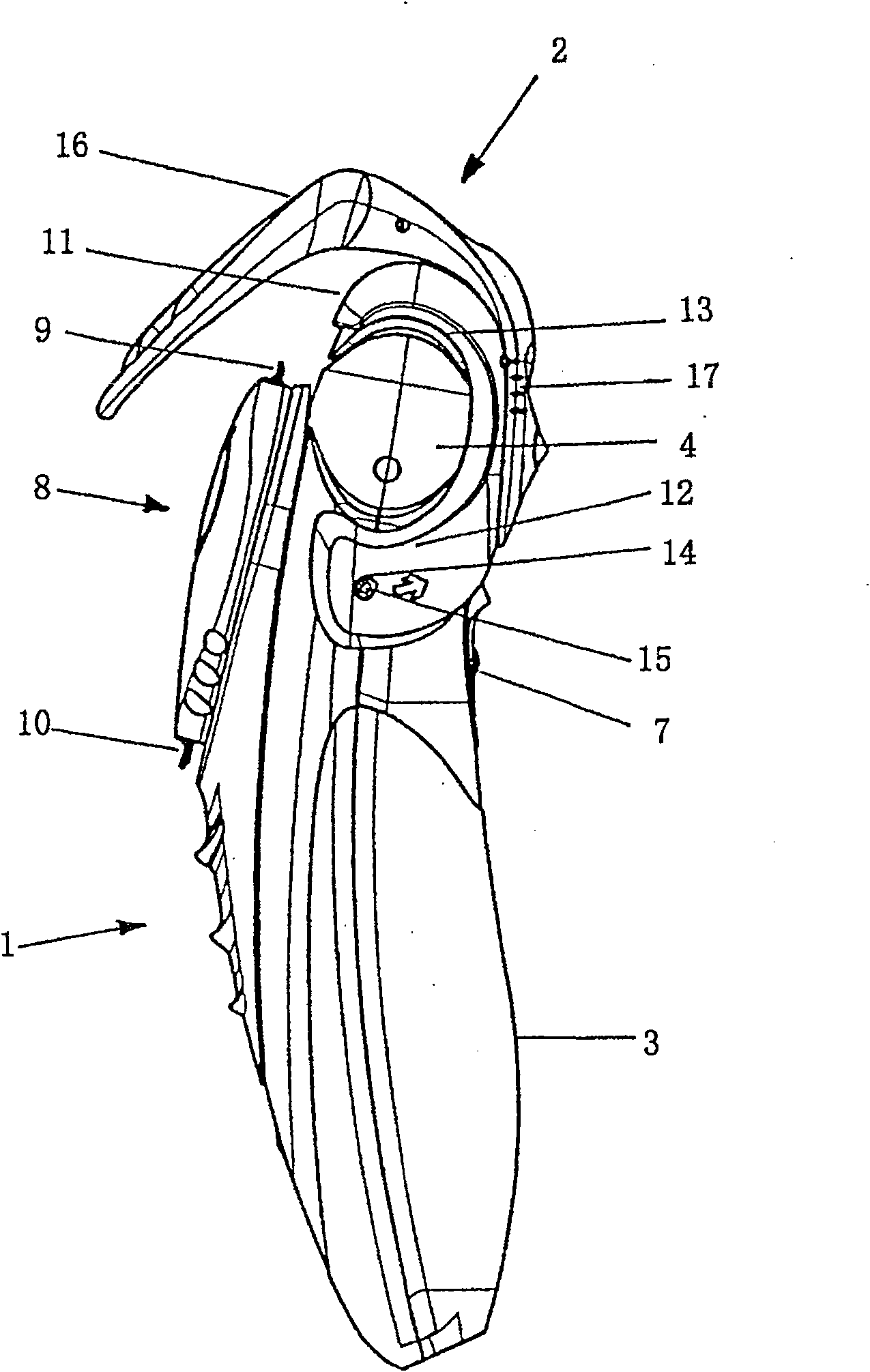 System comprising an electric razor and at least one accessory