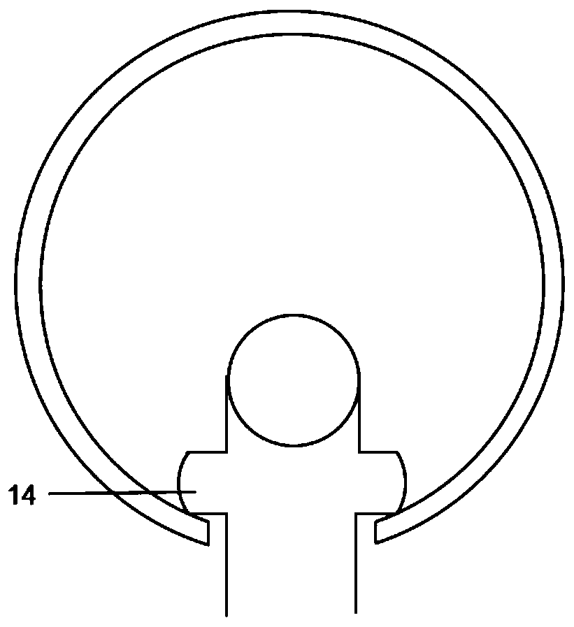 Safety protection device for reserved hole and construction method of safety protection device