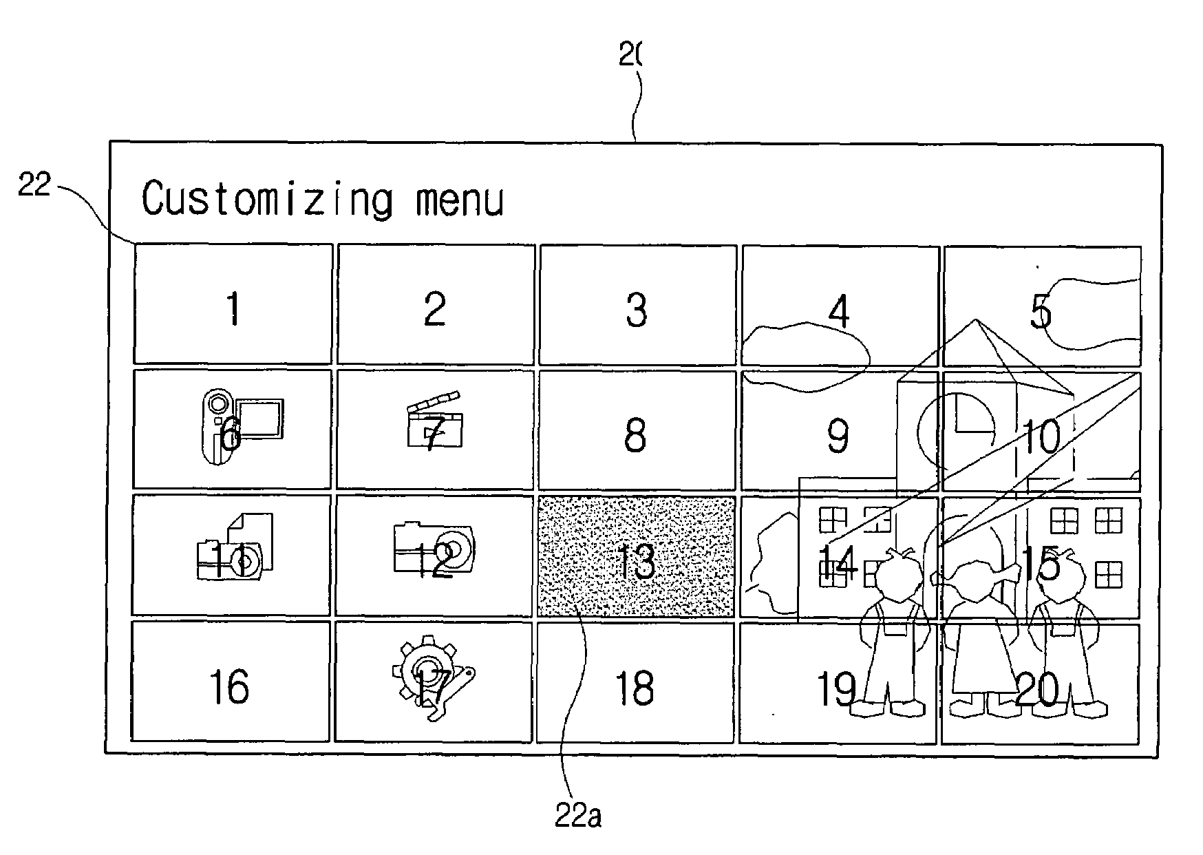 Display apparatus and image processing apparatus with flexible menu items and control method thereof