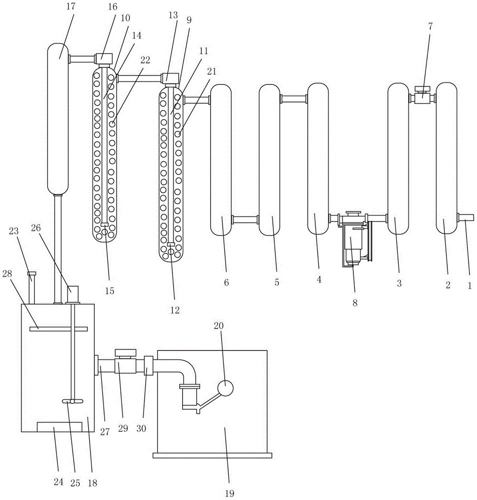 A circulating type anticorrosion automatic water supplementing system