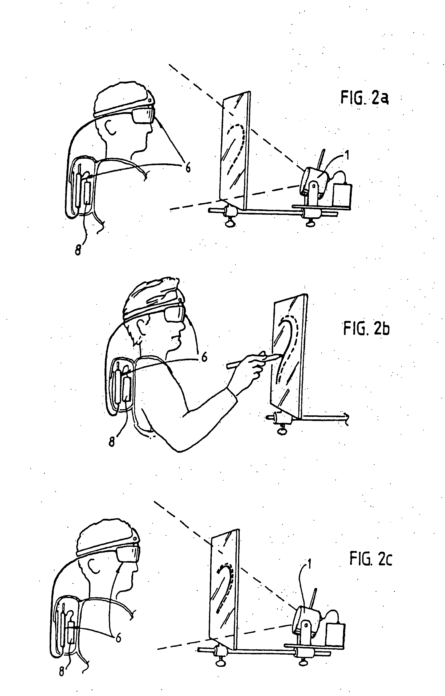 Visual sports training apparatus and method