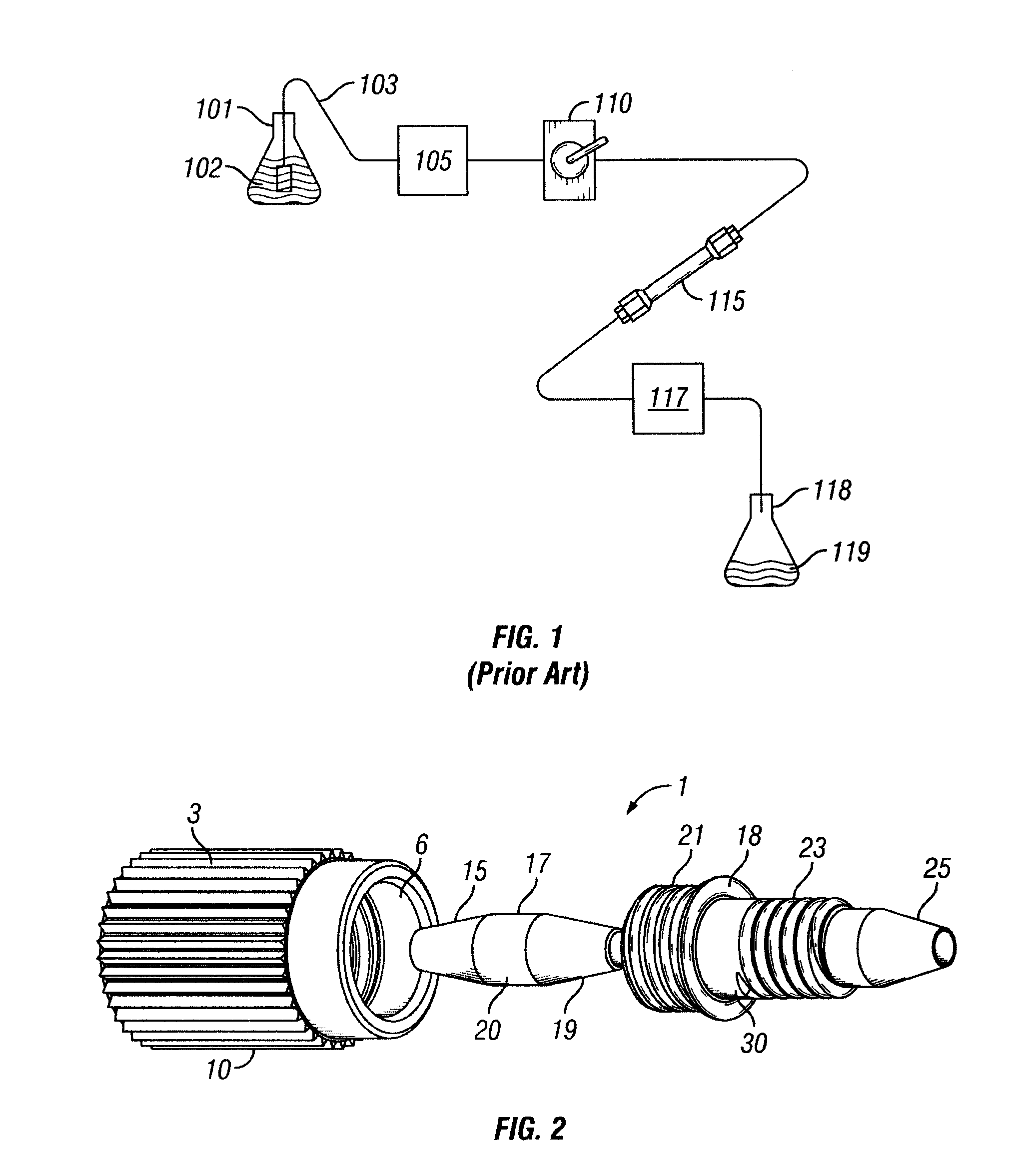 Connection Assembly for Ultra High Pressure Liquid Chromatography