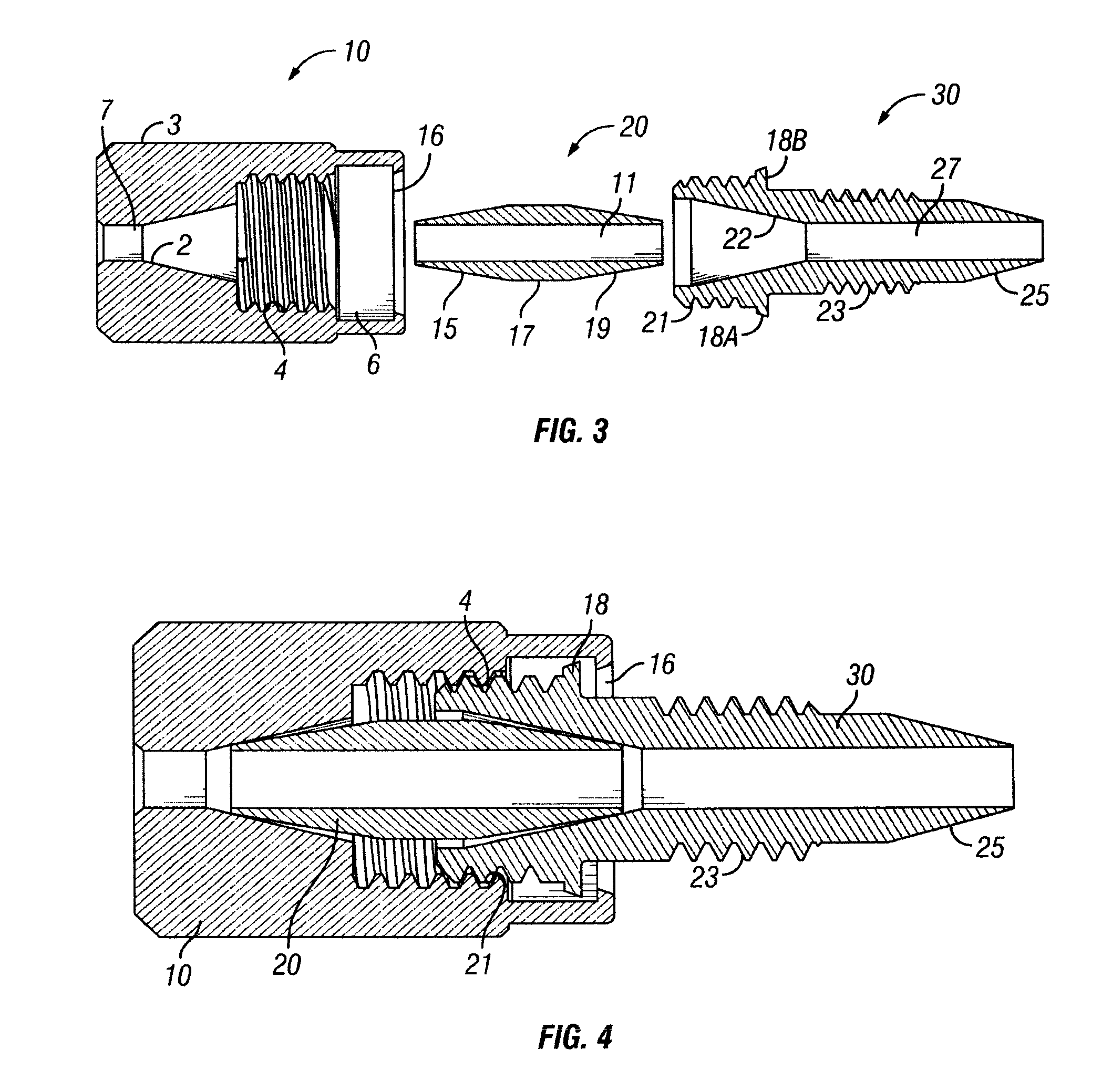 Connection Assembly for Ultra High Pressure Liquid Chromatography