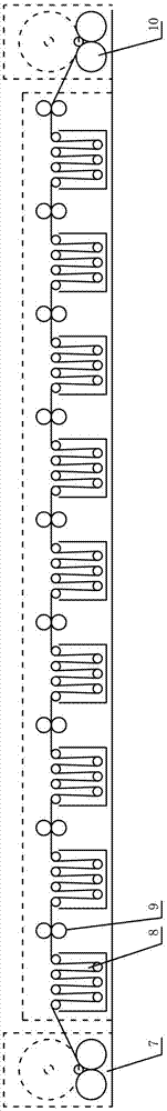 Cold-pad batch dyeing process for bulk fiber