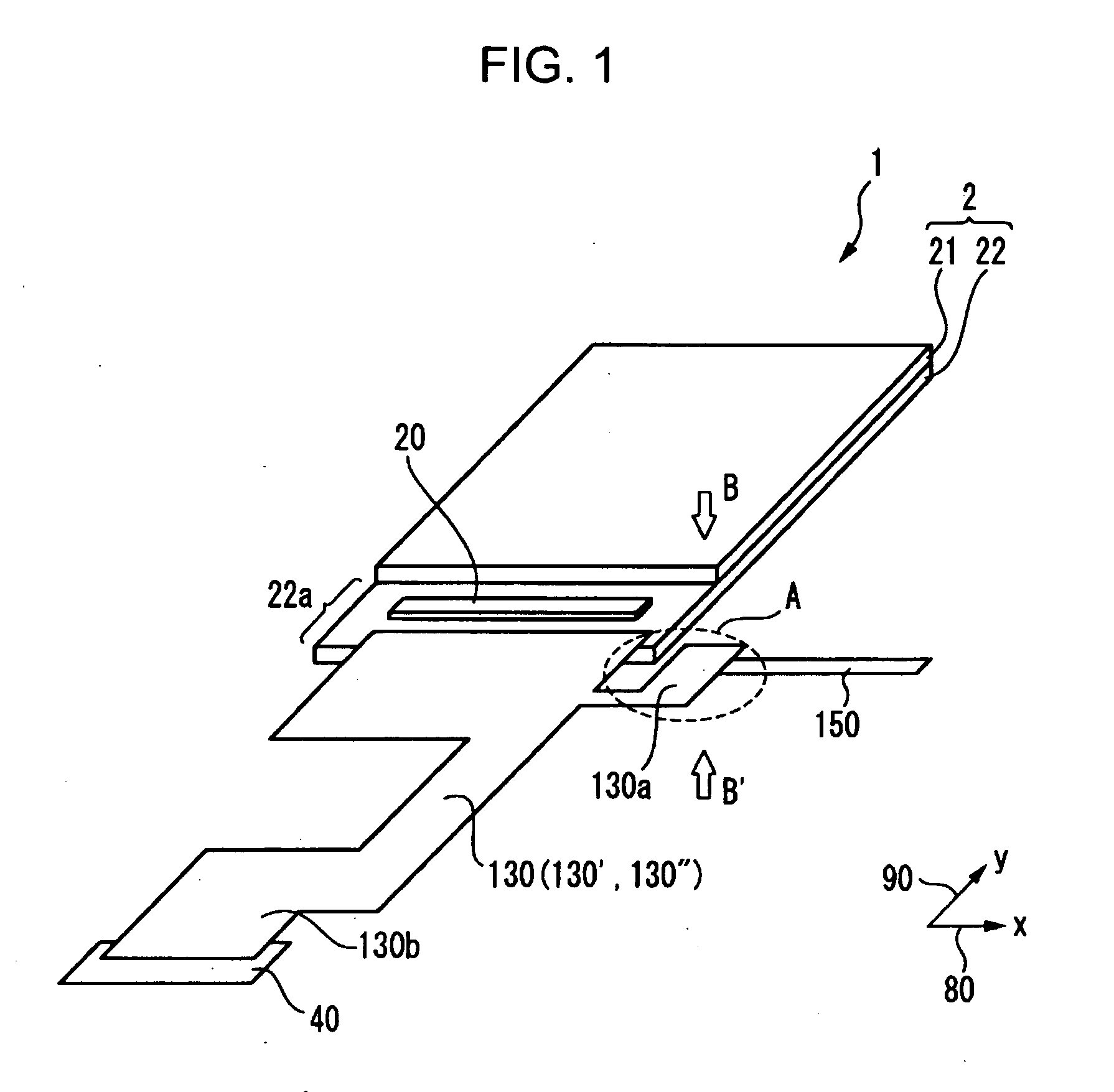 Mounting structure mounting substrate, electro-optical device, and electronic apparatus