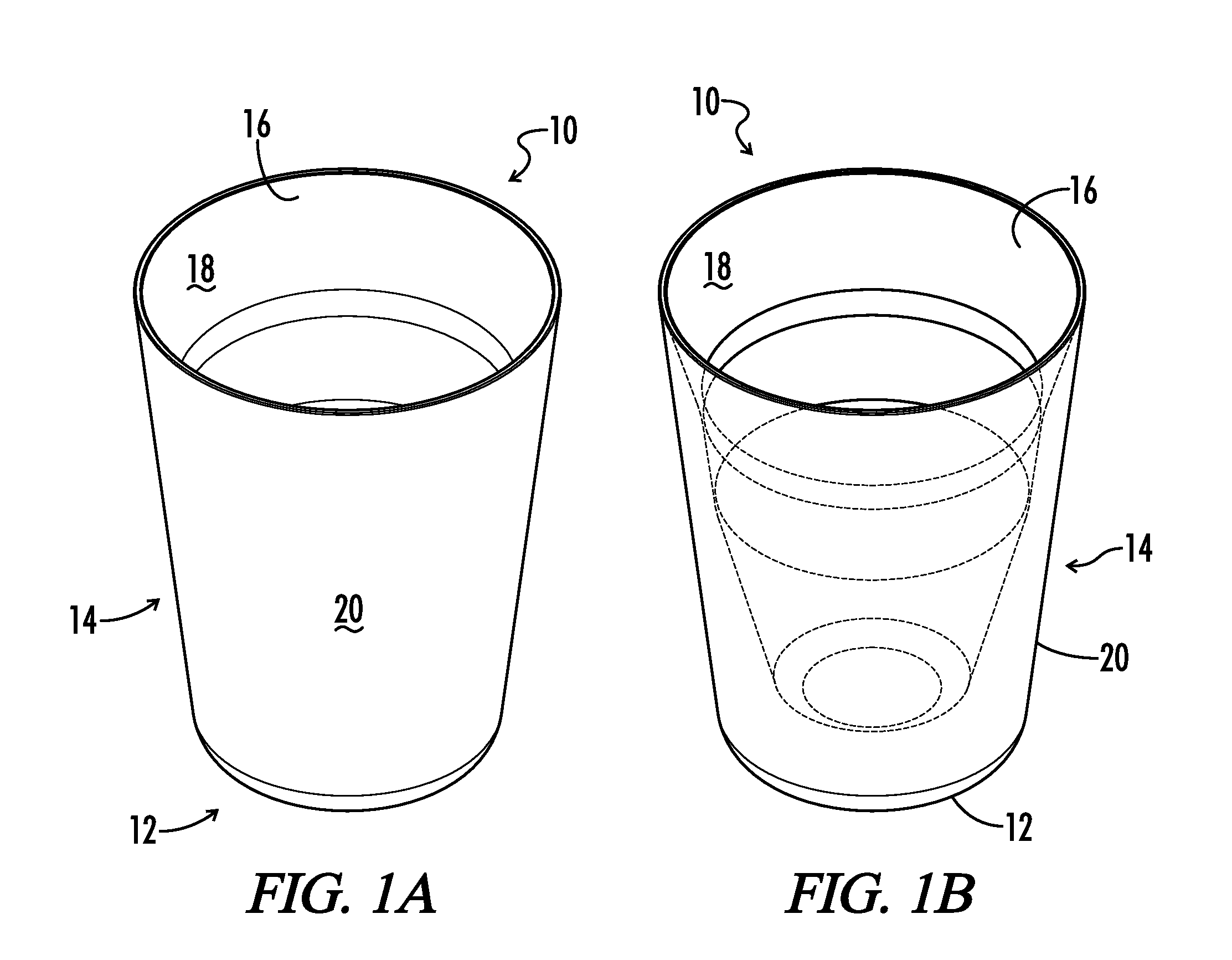 Polymeric replacement for a glass drinking container