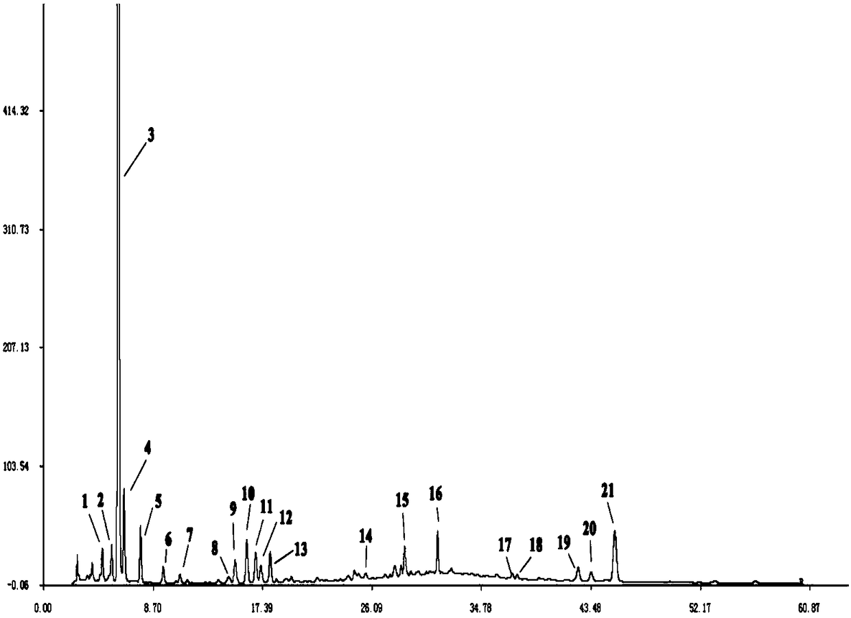 A kind of Dazhu Hongjingtian capsule fingerprint and its construction method