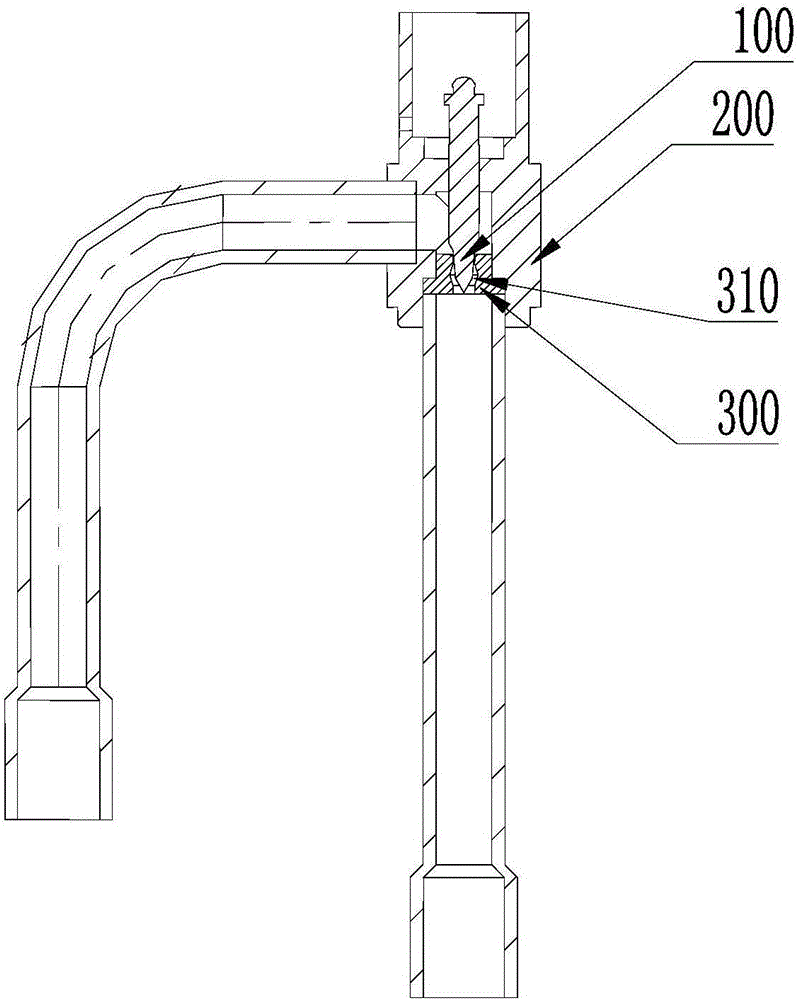 Throttle structure and pressure drop device