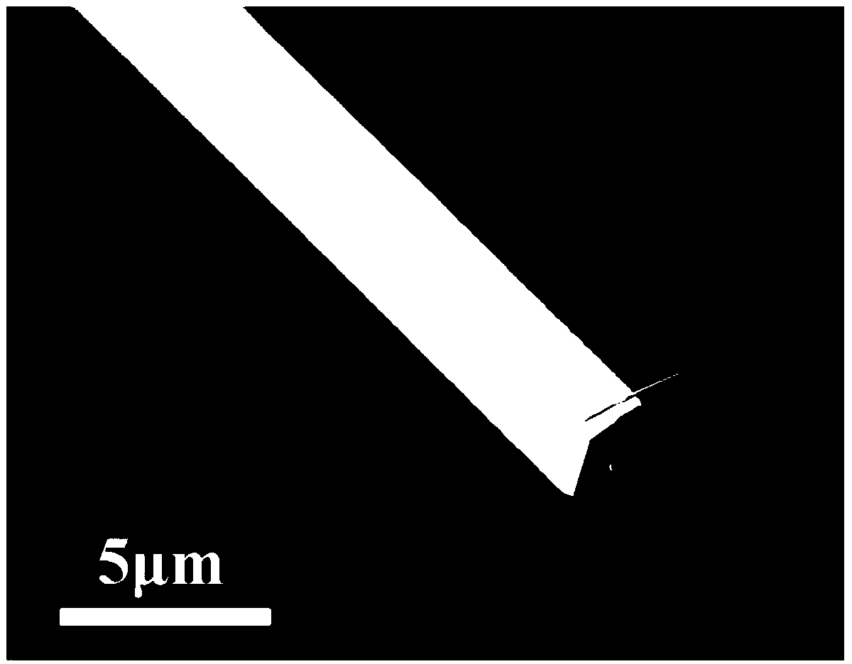 Preparation method of zinc oxide nanorods with parallelogram cross section