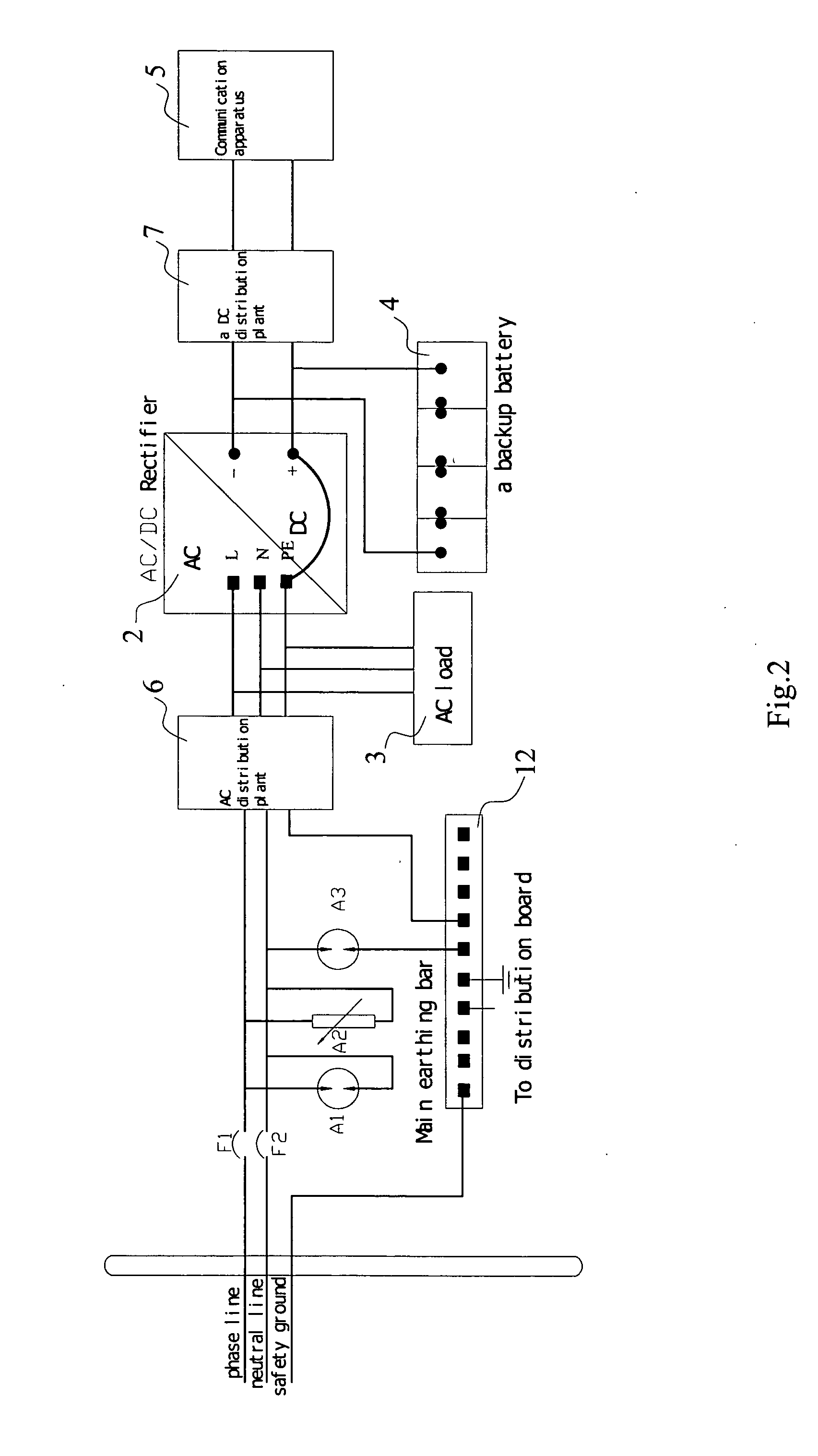 Outdoor lightning protection power supply system