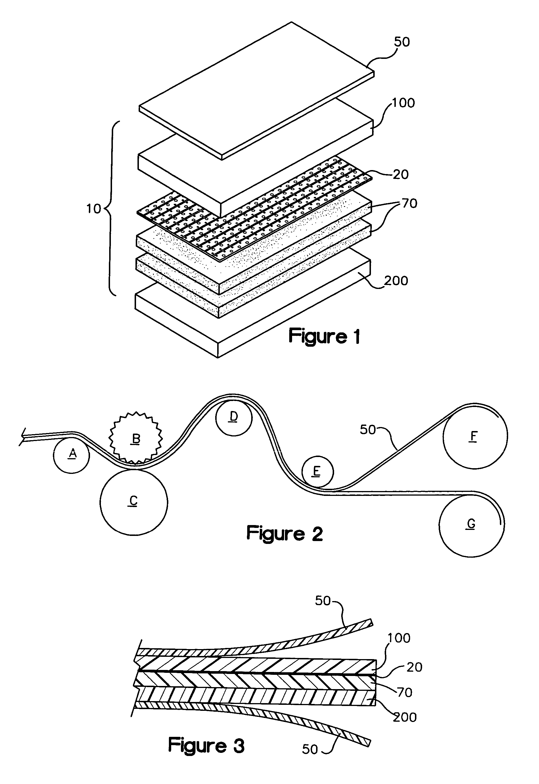 Dimensionally stable laminate with removable web carrier and method of manufacture