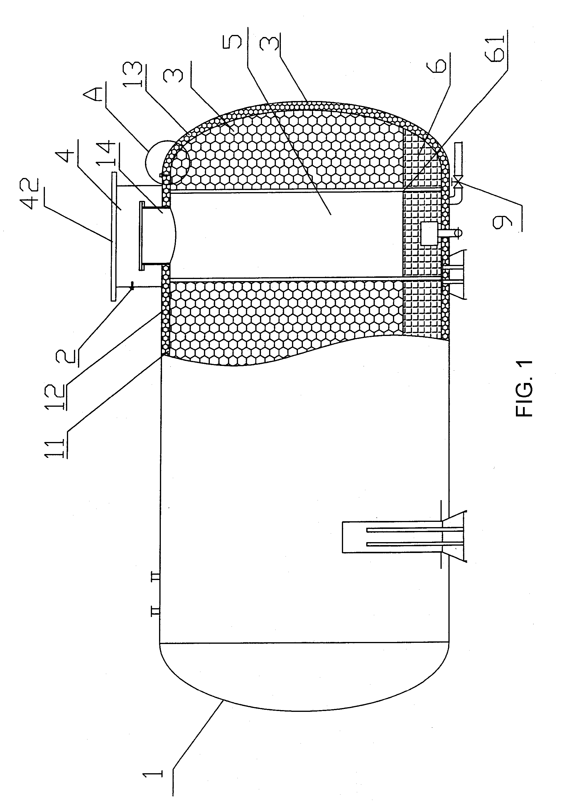 Safety environmental protection buried oil tank