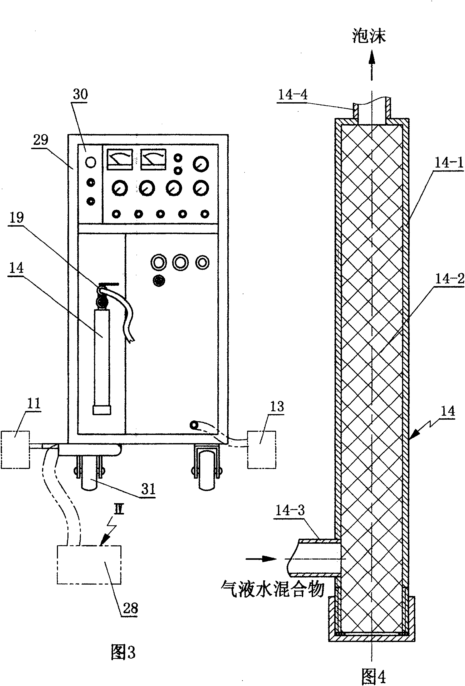 Preparation method of light foam concrete and its main machine