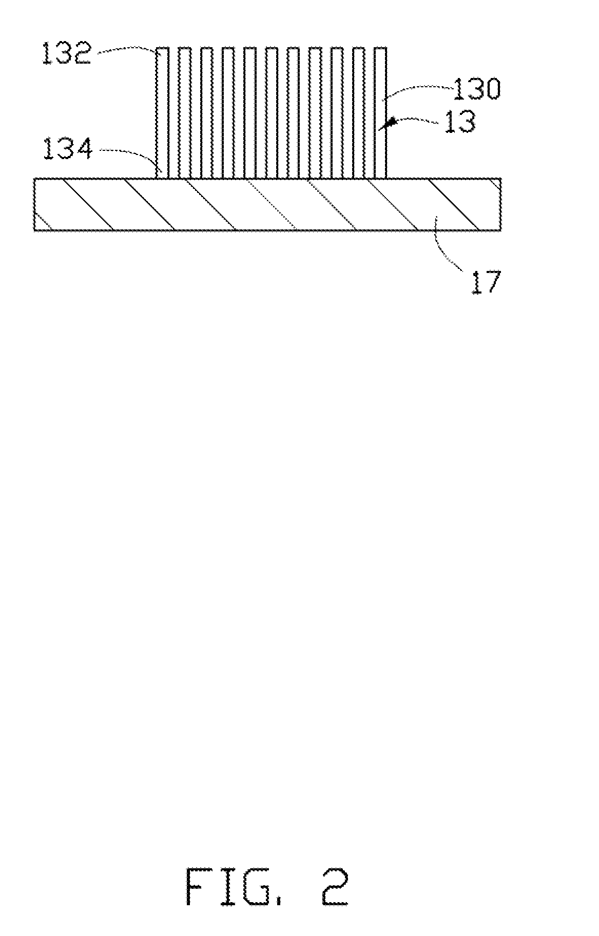 Method for fabricating carbon nanotube array sensor